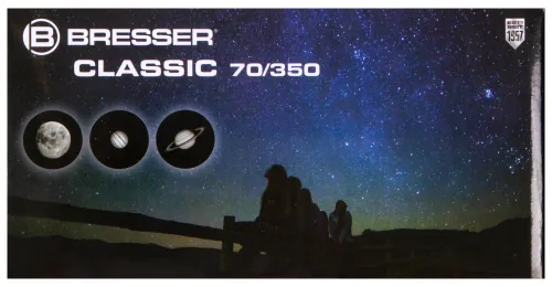 fotografía telescopio Bresser Classic 70/350 AZ,  14