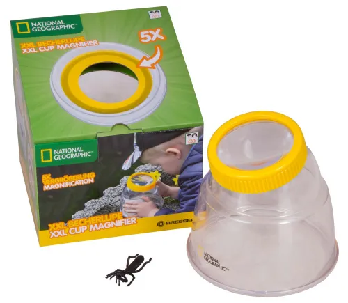 foto frasco para observar insectos Bresser National Geographic 5x XXL,  2