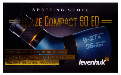 gráfico catalejo Levenhuk Blaze Compact 60 ED,  18