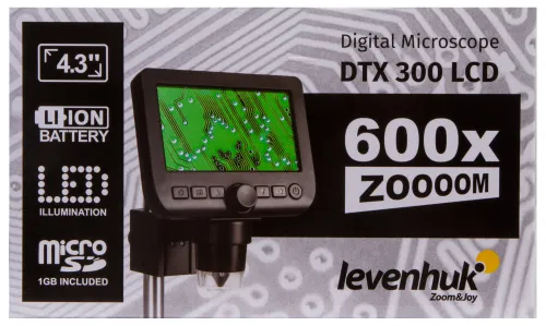 gráfico microscopio digital Levenhuk DTX 300 LCD,  18