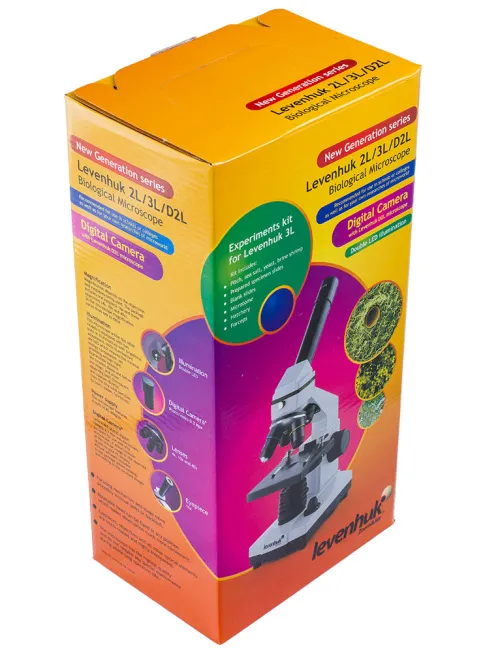 imagen microscopio Levenhuk 2L NG,  10