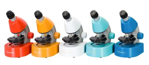 imagen microscopio Levenhuk Discovery Micro con libro,  2