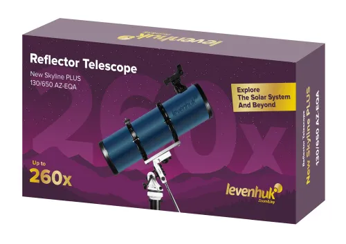 imagen telescopio Levenhuk New Skyline PLUS 130/650 AZ-EQA,  2