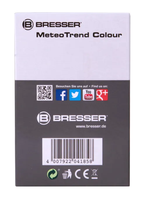 fotografía estación meteorológica Bresser MeteoTrend Colour RC, negro,  14