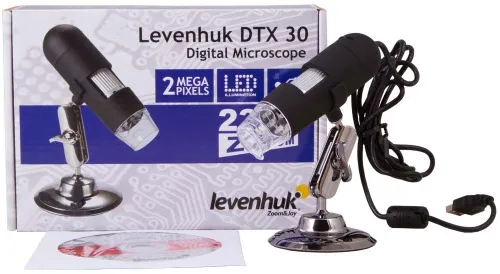 fotografía microscopio digital Levenhuk DTX 30,  2