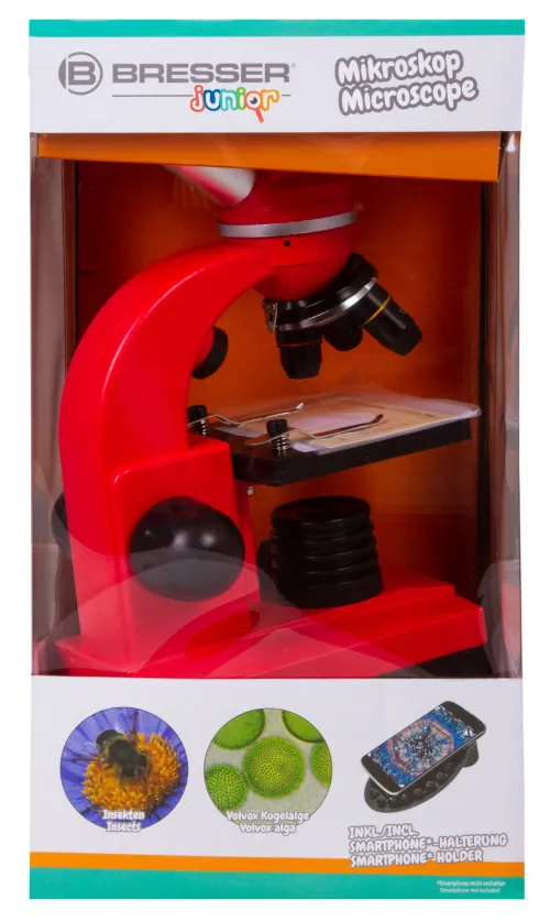 gráfico microscopio Bresser Junior Biolux SEL 40–1600x,  12