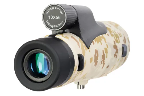 gráfico monocular Levenhuk Camo 10x56 con retícula,  12