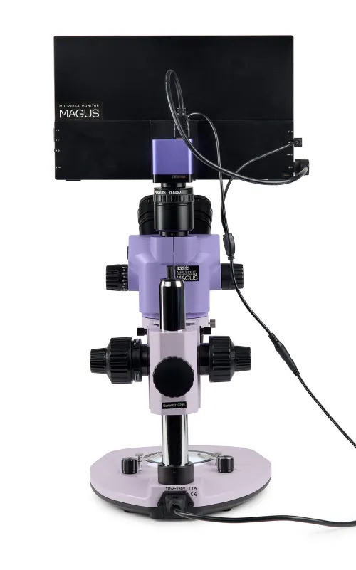 fotografía estereomicroscopio digital MAGUS Stereo D8T LCD BASE,  7