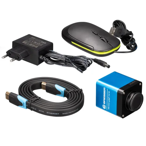 imagen cámara digital de microscopio MikroCam MINI Bresser Full HD HDMI,  2