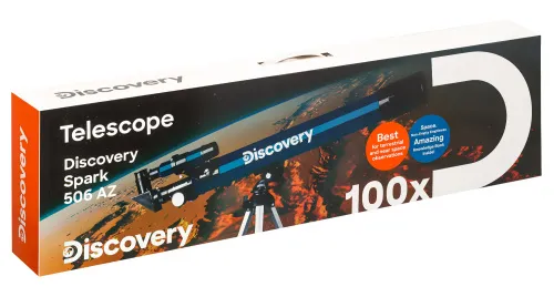 imagen telescopio Levenhuk Discovery Spark 506 AZ con libro,  14