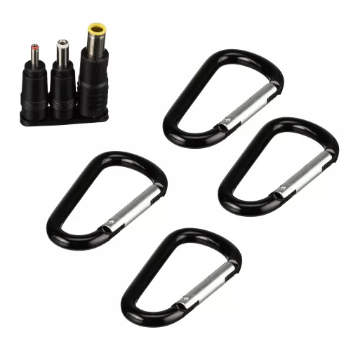 fotografía cargador solar móvil Bresser de 120 vatios con salida USB,  9