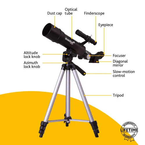 foto telescopio Levenhuk Skyline Travel 50,  16