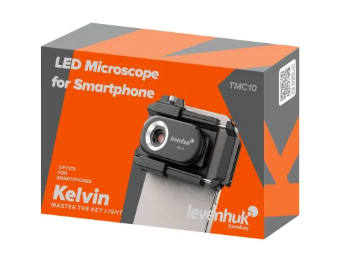 foto microscopio LED para teléfono inteligente Levenhuk Kelvin TMC10,  10