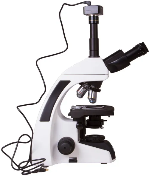 imagen microscopio trinocular digital Levenhuk MED D1000T 14M,  5