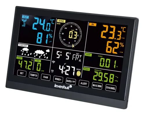 gráfico estación meteorológica Levenhuk Wezzer PLUS LP140,  2