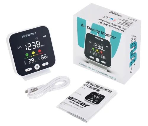 foto medidor de la calidad del aire Levenhuk Wezzer Air MC40,  2