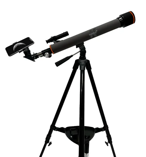 gráfico fototelescopio Levenhuk Kelvin Nova BASE 50/600,  2
