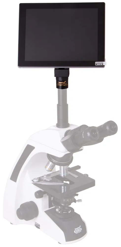 foto cámara digital de microscopio Levenhuk 12M con pantalla LCD de 9,7 pulgadas,  7
