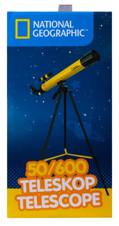 gráfico telescopio Bresser National Geographic 50/600 AZ con Montura,  12