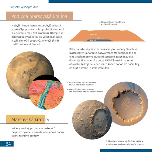 imagen el espacio, una inmensidad no tan vacía. Libro educativo,  2
