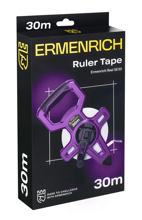 gráfico cinta métrica de topografía Ermenrich Reel SE30,  7