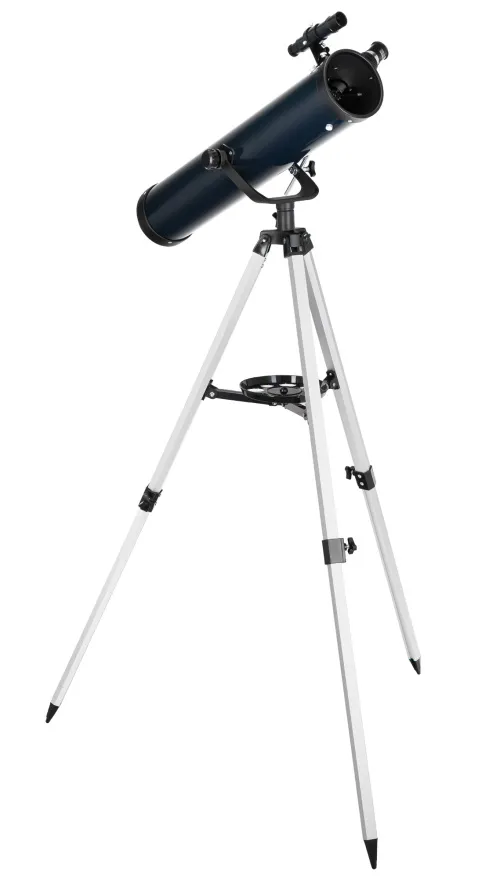 gráfico telescopio Levenhuk Discovery Spark Travel 76 con libro,  10