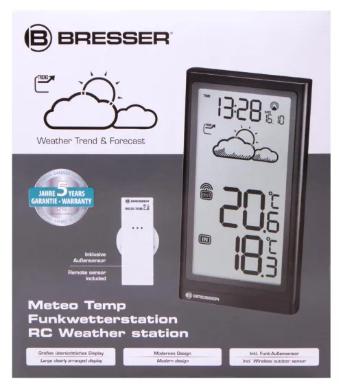 fotografía estación meteorológica Bresser Temp,  11