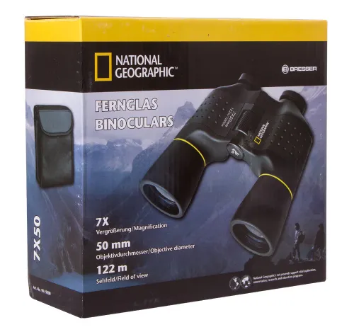 fotografía prismáticos Bresser National Geographic 7x50,  8