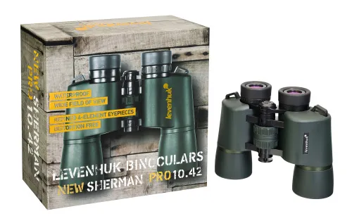 fotografía prismáticos Levenhuk New Sherman PRO 10x42,  5