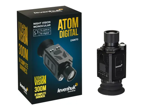 fotografía monocular de visión nocturna Levenhuk Atom Digital DNM70,  4