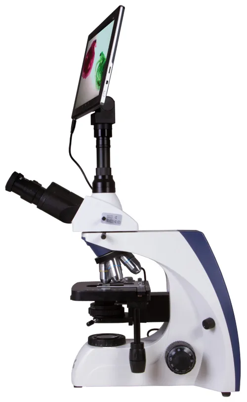 imagen microscopio trinocular digital Levenhuk MED D30T LCD,  9