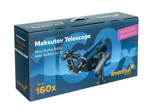 gráfico telescopio Levenhuk New Skyline BASE МАК 80/850 AZ-M ,  16
