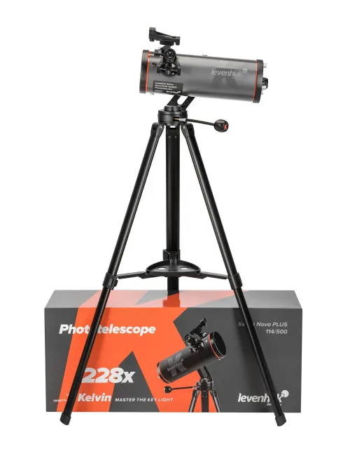 fotografía fototelescopio Levenhuk Kelvin Nova PLUS 114/500,  2