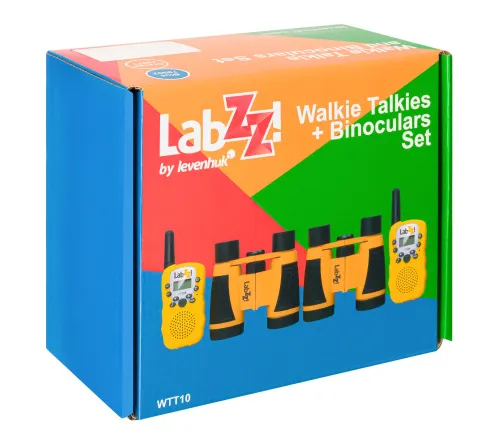 imagen kit de walkie-talkie y prismáticos Levenhuk LabZZ WTT10,  13
