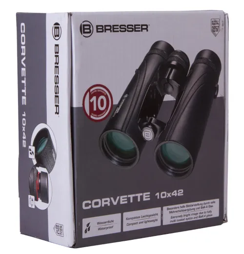 gráfico prismáticos Bresser Corvette 10x42,  11