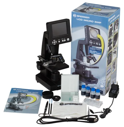 fotografía microscopio Bresser LCD 50–2000x,  6