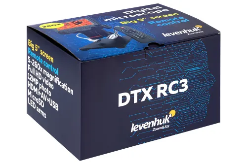 foto microscopio Levenhuk DTX RC3 con mando a distancia,  12