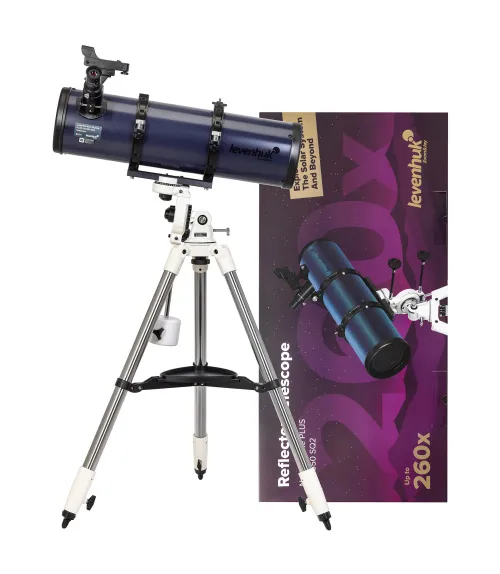 gráfico telescopio Levenhuk New Skyline PLUS 130/650 SQ2,  2