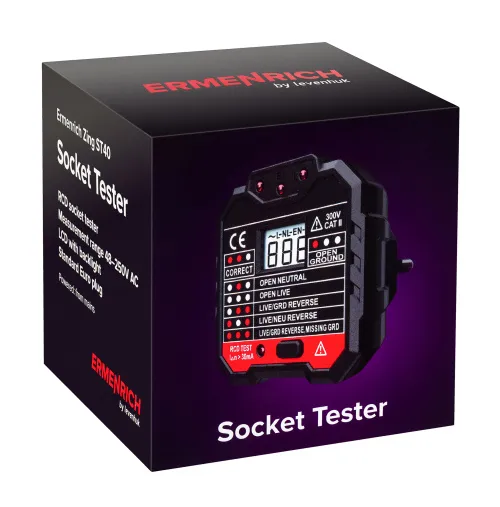 imagen comprobador de enchufes Ermenrich Zing ST40,  5