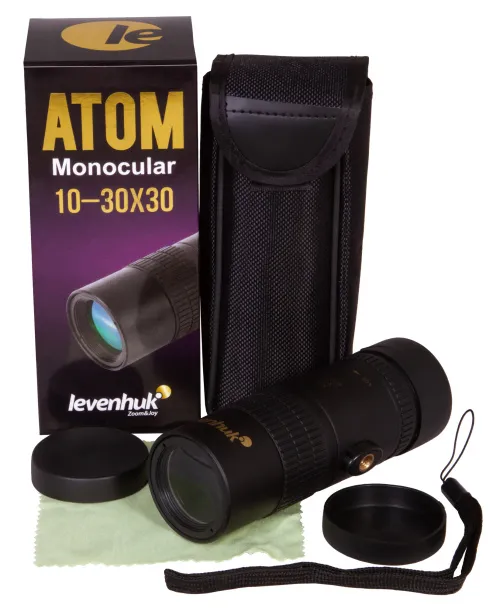 imagen monocular Levenhuk Atom 10–30x30,  2