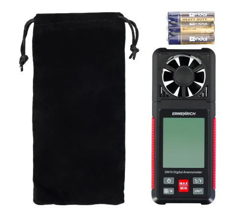 imagen anemómetro digital Ermenrich Seek DN10,  6