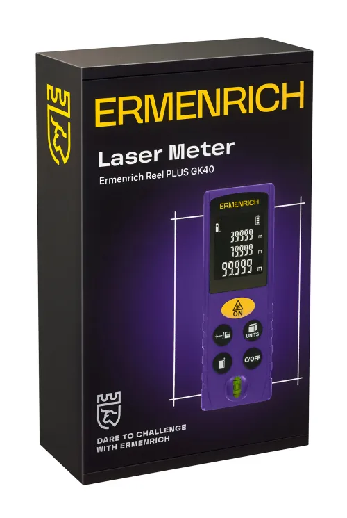 gráfico medidor láser Ermenrich Reel PLUS GK40,  7
