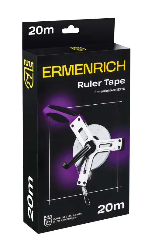 gráfico cinta métrica de topografía Ermenrich Reel SX20,  7