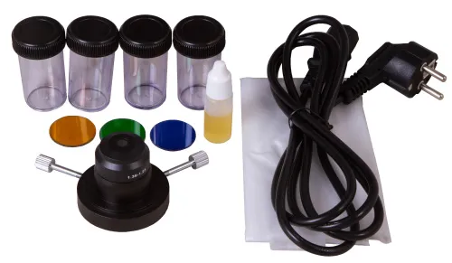 imagen microscopio trinocular digital Levenhuk MED D25T,  21