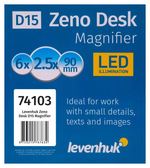 imagen lupa Levenhuk Zeno Desk D15,  12