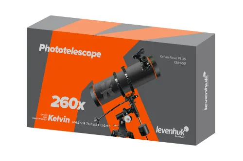 fotografía fototelescopio Levenhuk Kelvin Nova PLUS 130/650,  7