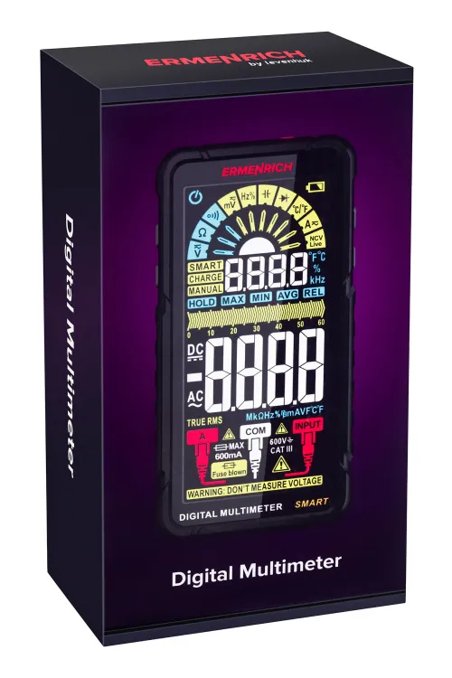 foto multímetro digital Ermenrich Zing TC33,  11