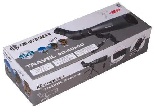 gráfico catalejo Bresser Travel 20–60x60,  12