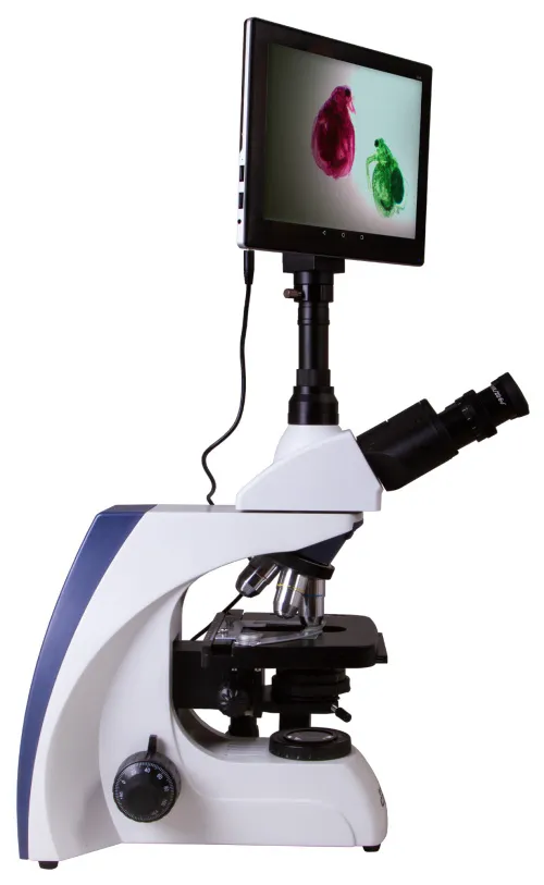 imagen microscopio trinocular digital Levenhuk MED D30T LCD,  5