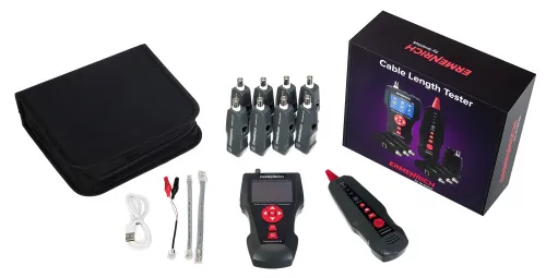 foto comprobador de longitud de cables Ermenrich NetGeeks NL70,  2